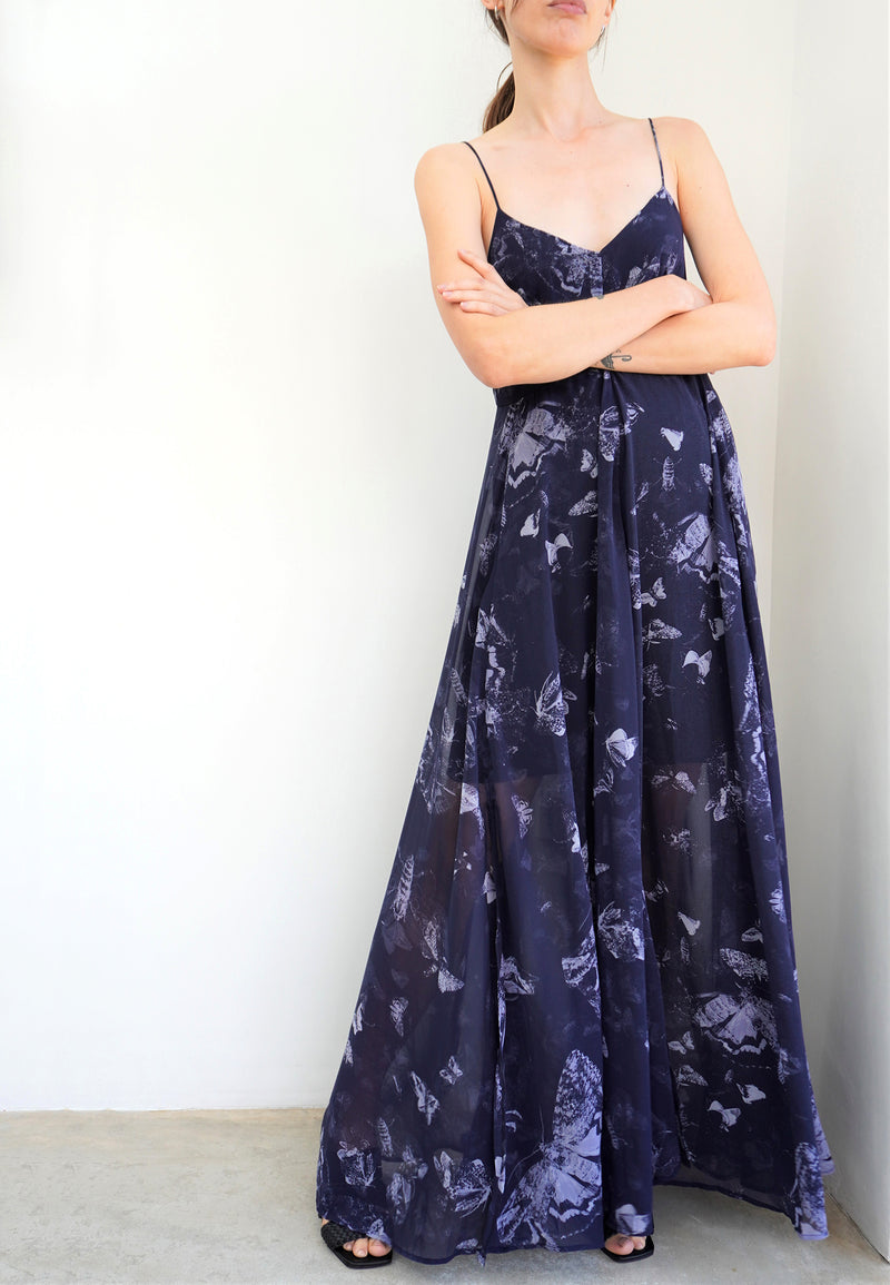 RELIGION Ethereal Hand Painted Maxi Dress